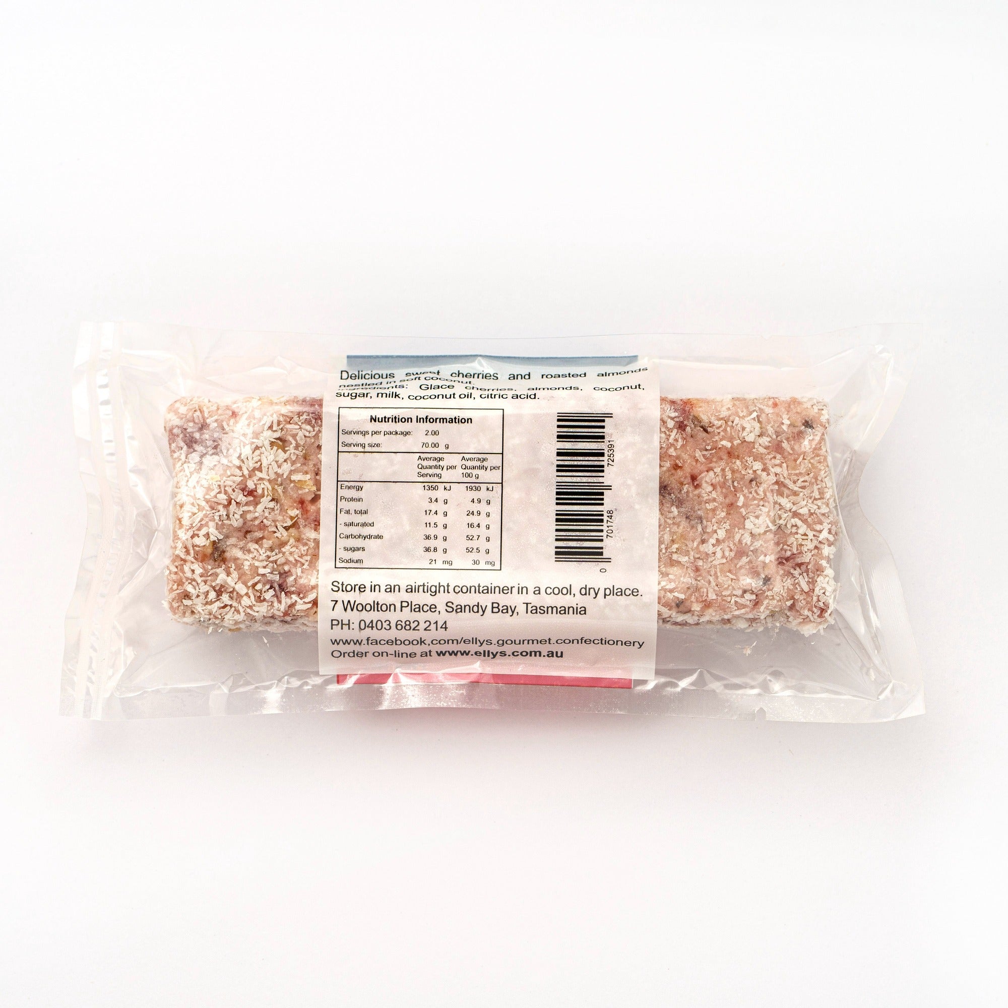 CHERRY, ALMOND & COCONUT ICE